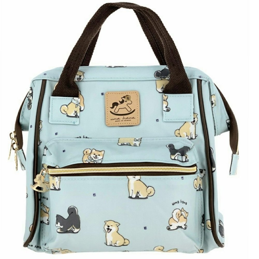 Waterproof Shiba Handbag Backpack Crossbody Bag - Picture 1 of 16